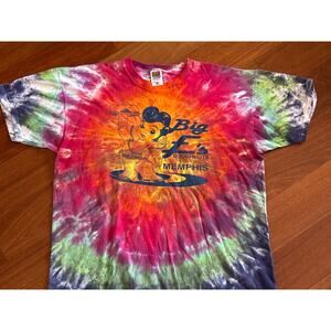 Big E's Donuts MEMPHIS Tie Dye Shirt